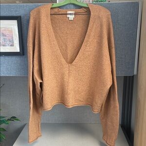 Oversized Carmel brown sweater